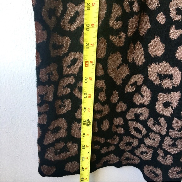 J Crew women’s leopard long sleeve dress. Large size. Stretch fit. - Picture 5 of 14